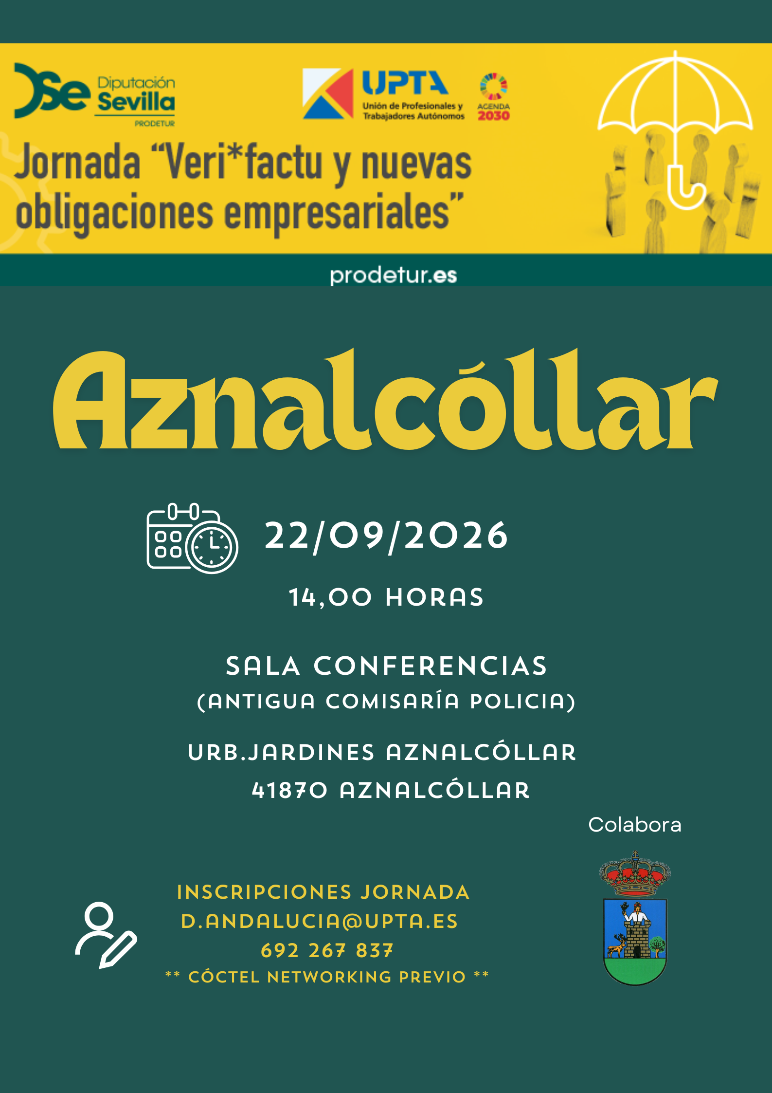 CARTEL AZNALCOLLAR 220926